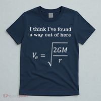Escape Velocity Gravity Physics Engineer T-Shirt thumb 5