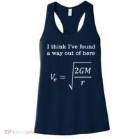 Escape Velocity Gravity Physics Engineer Women's Tank Top thumb 0