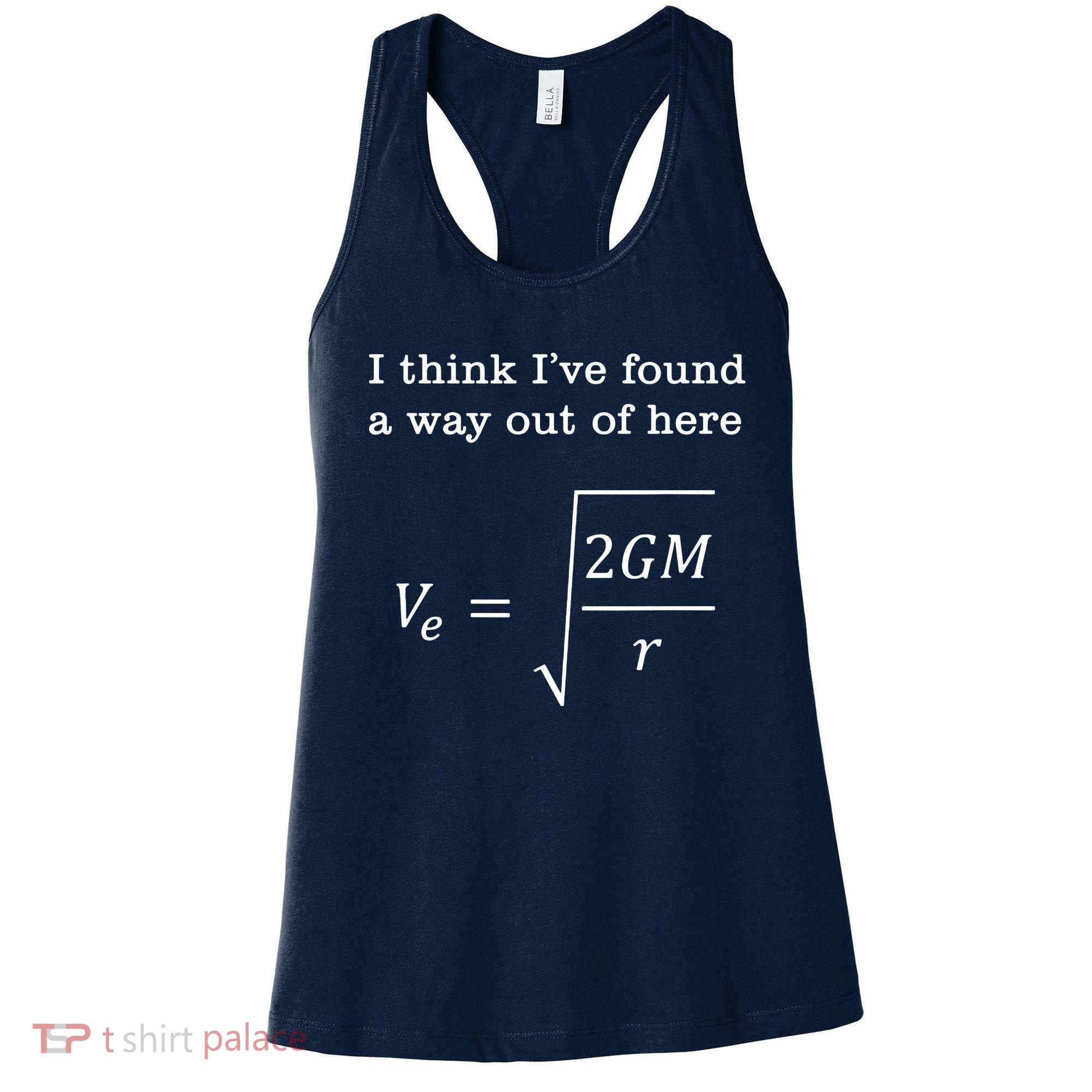 Escape Velocity Gravity Physics Engineer Women's Tank Top