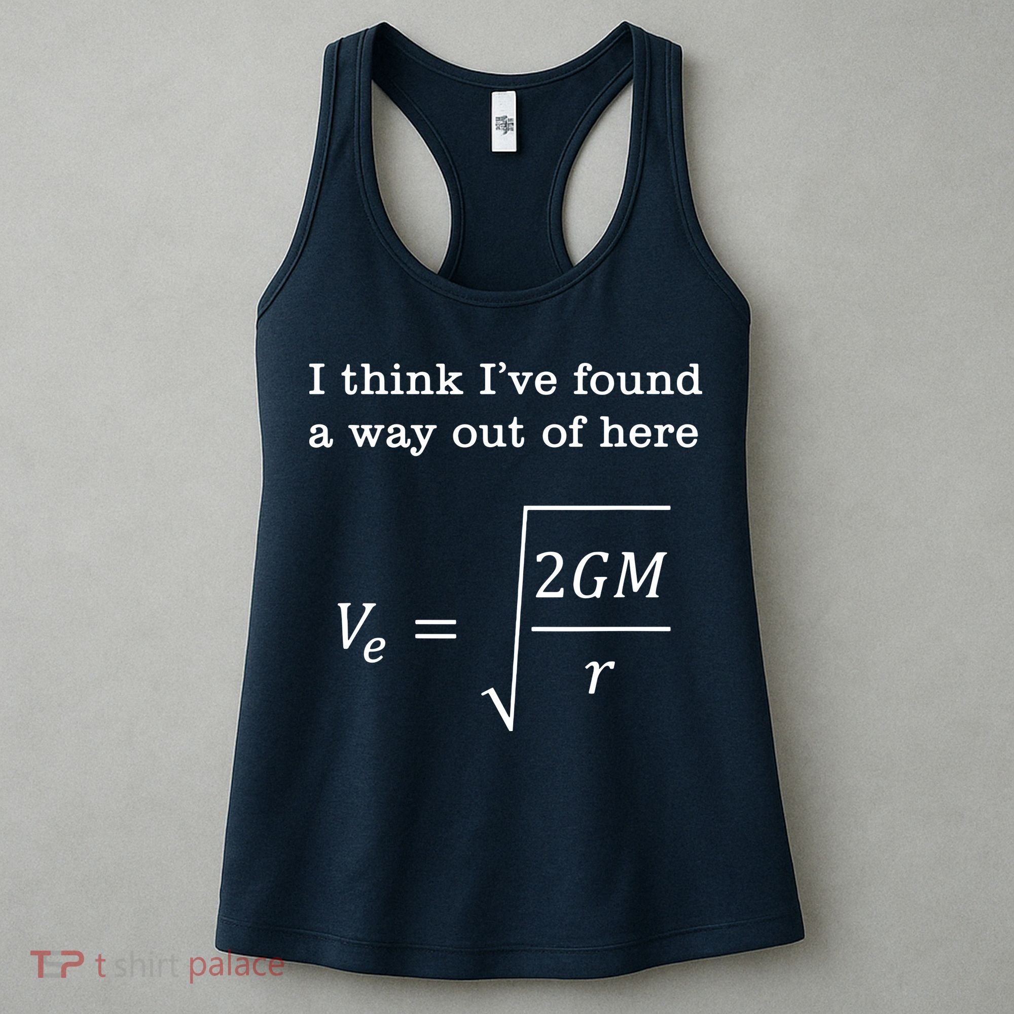 Escape Velocity Gravity Physics Engineer Women's Tank Top