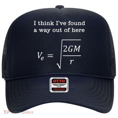 Escape Velocity Gravity Physics Engineer Hat