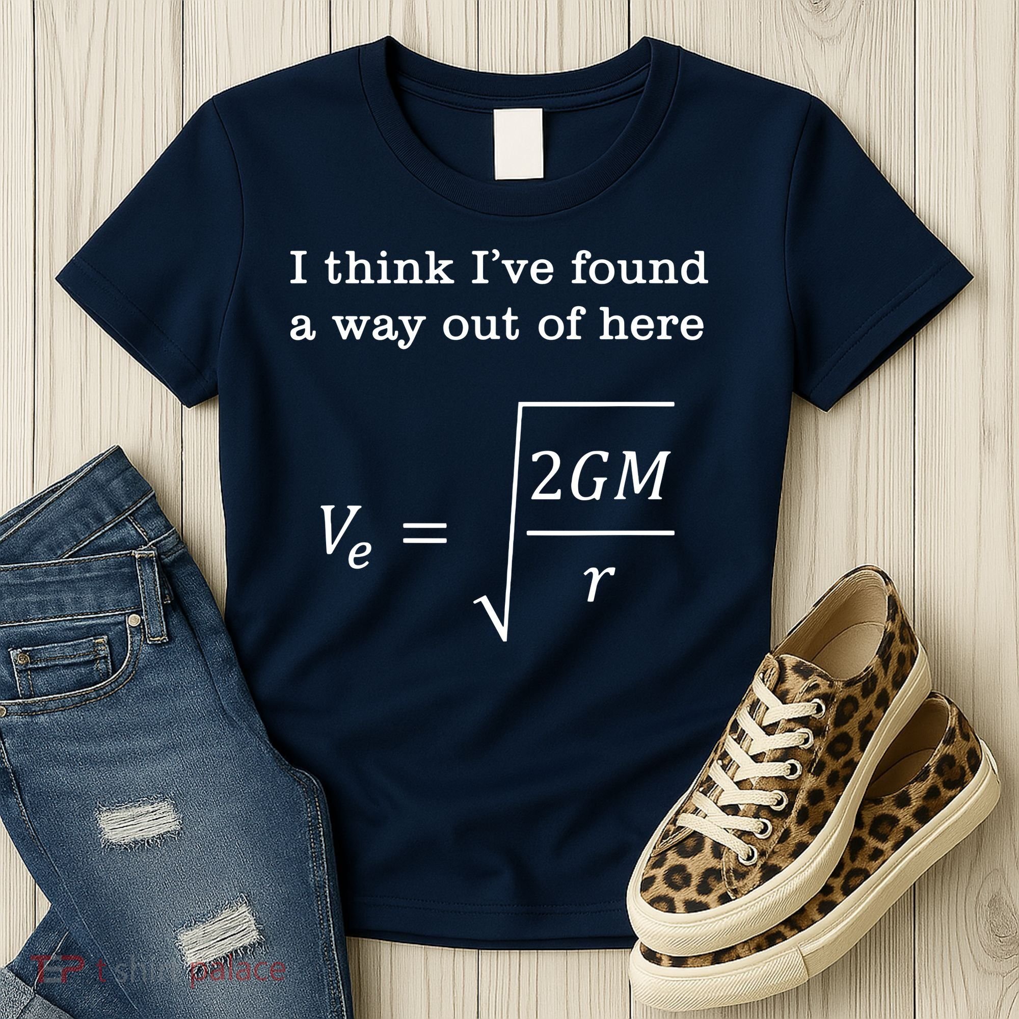 Escape Velocity Gravity Physics Engineer Women's T-Shirt