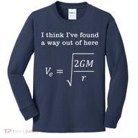 Escape Velocity Gravity Physics Engineer Kids Long Sleeve Shirt thumb 0