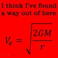 Escape Velocity Gravity Physics Engineer Santa Hat thumb 1