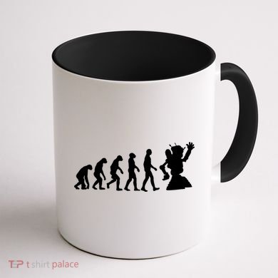 Evolution A Robot Coffee Mug back