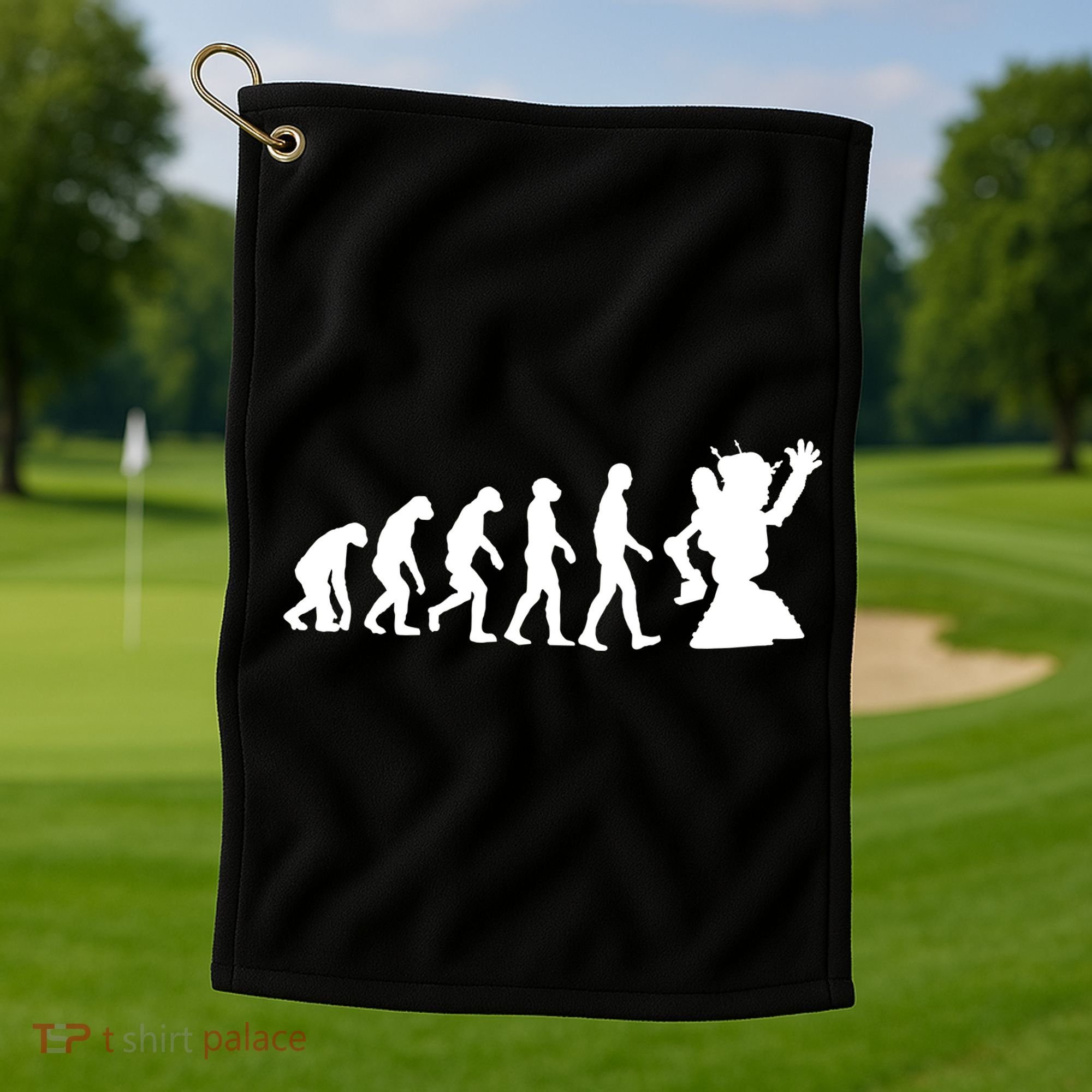 Evolution A Robot Golf Towel