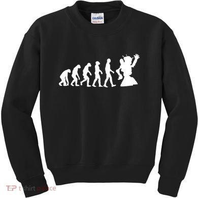 Evolution A Robot Kids Sweatshirt