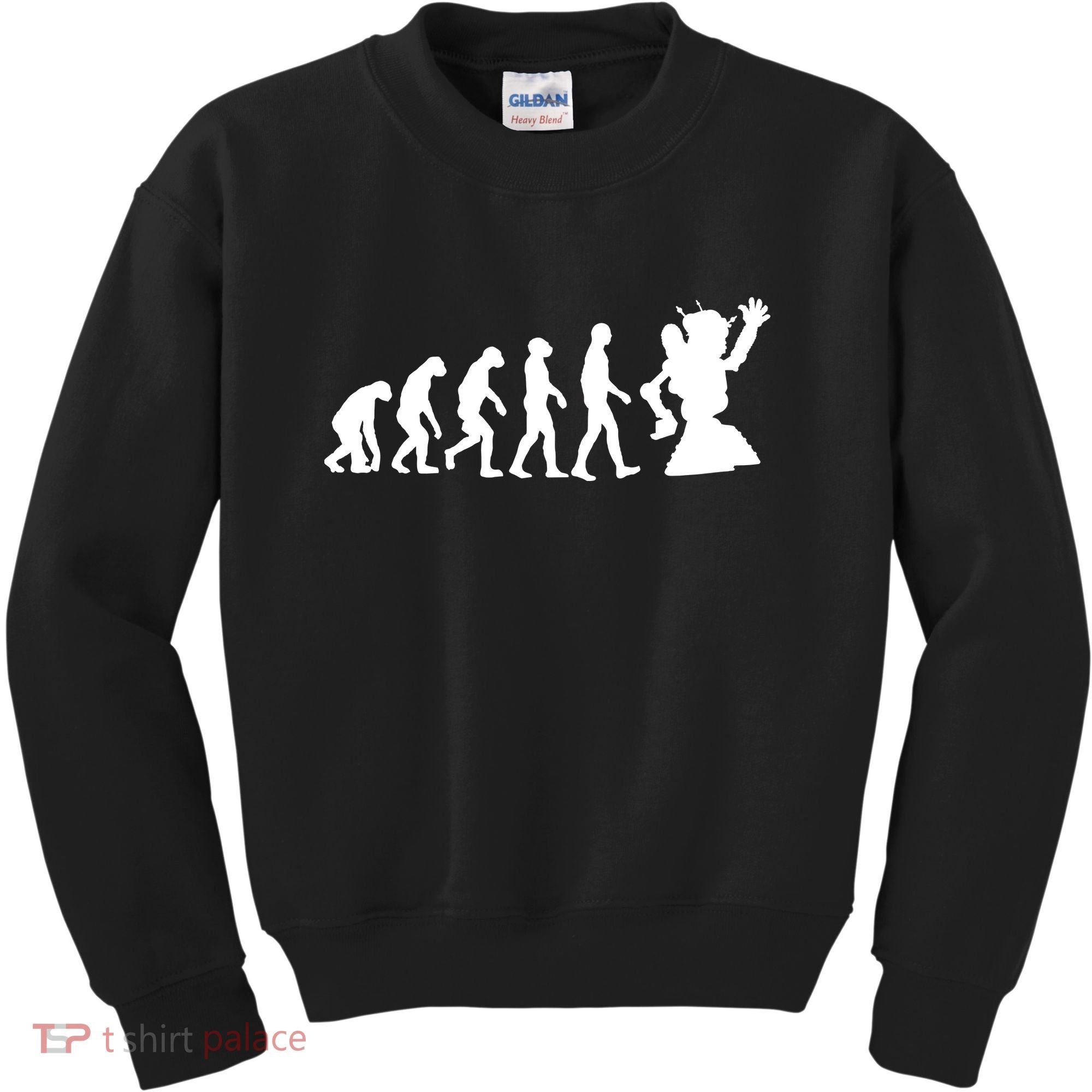 Evolution A Robot Kids Sweatshirt