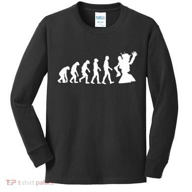 Evolution A Robot Kids Long Sleeve Shirt