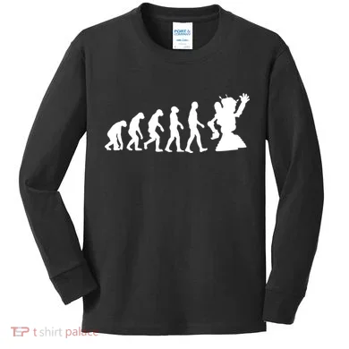 Evolution A Robot Kids Long Sleeve Shirt