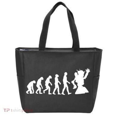 Evolution A Robot Tote Bag