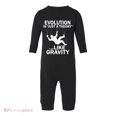 Evolution Is Just A Theory Like Gravity Infant Fleece One Piece