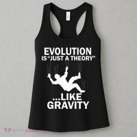 Evolution Is Just A Theory Like Gravity Women's Tank Top thumb 3