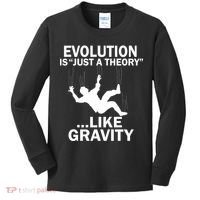 Evolution Is Just A Theory Like Gravity Kids Long Sleeve Shirt thumb 0