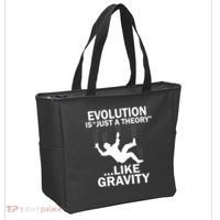 Evolution Is Just A Theory Like Gravity Tote Bag thumb 2