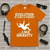 Evolution Is Just A Theory Like Gravity T-Shirt thumb 5