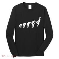 Evolution of a Hooper Basetball Player Design Long Sleeve Shirt thumb 0