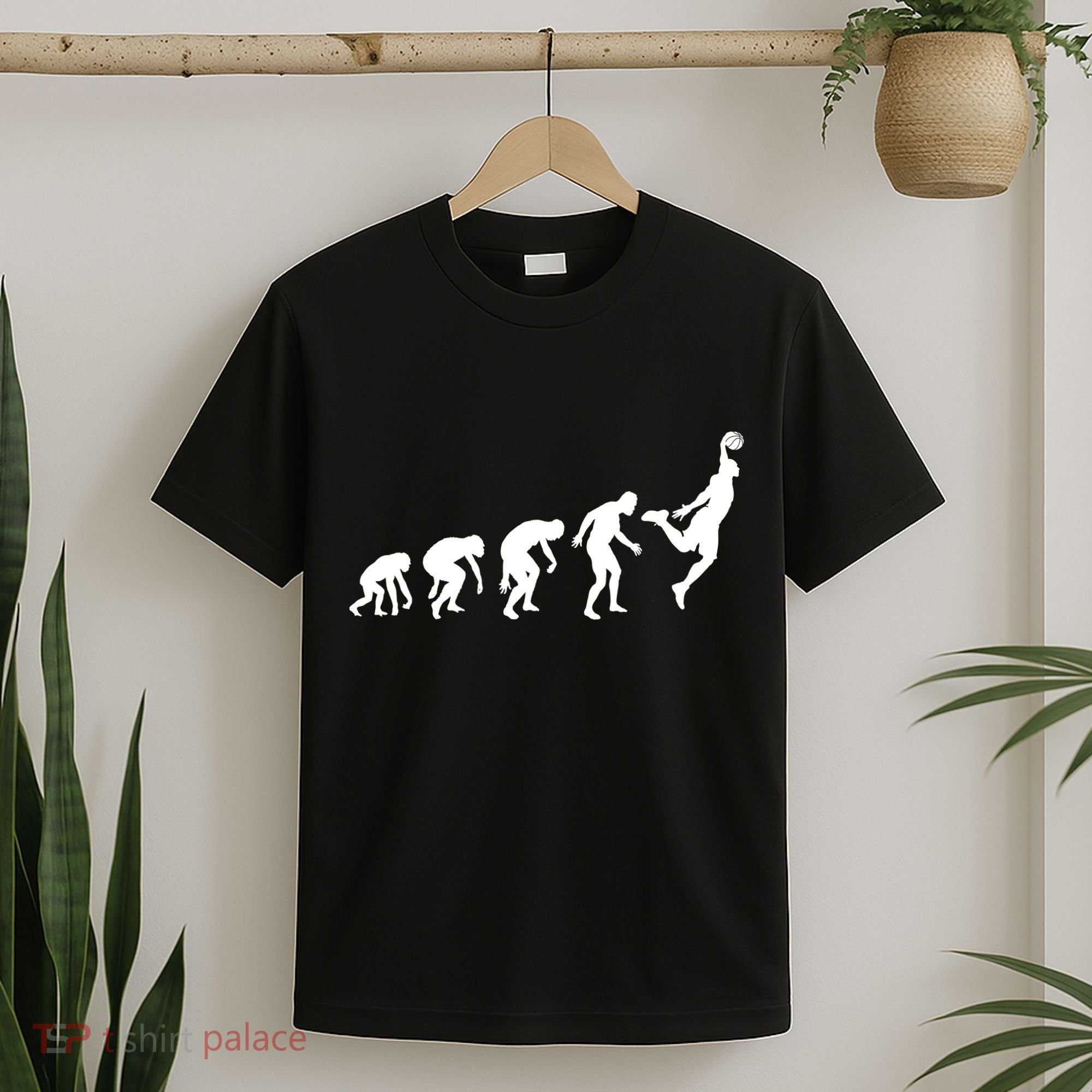 Evolution of a Hooper Basetball Player Design T-Shirt