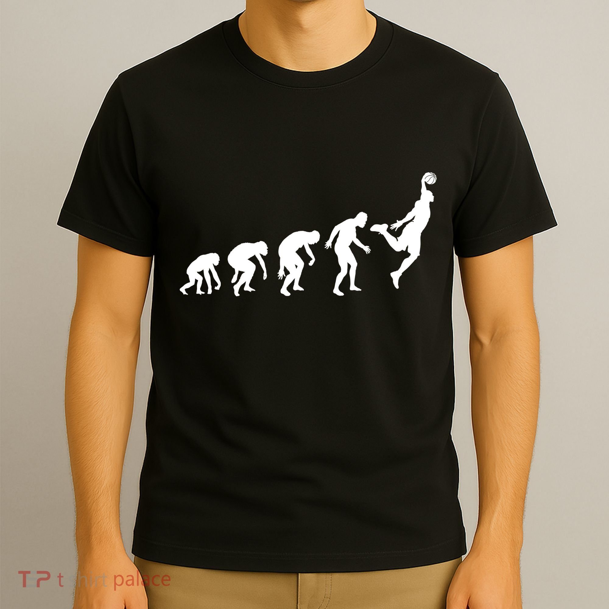 Evolution of a Hooper Basetball Player Design T-Shirt