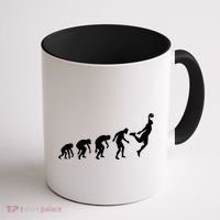 Evolution of a Hooper Basetball Player Design Coffee Mug thumb 1
