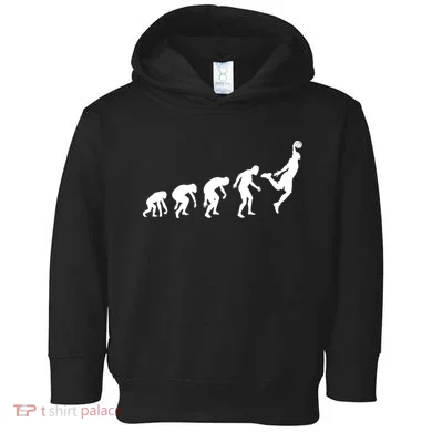 Evolution of a Hooper Basetball Player Design Toddler Hoodie