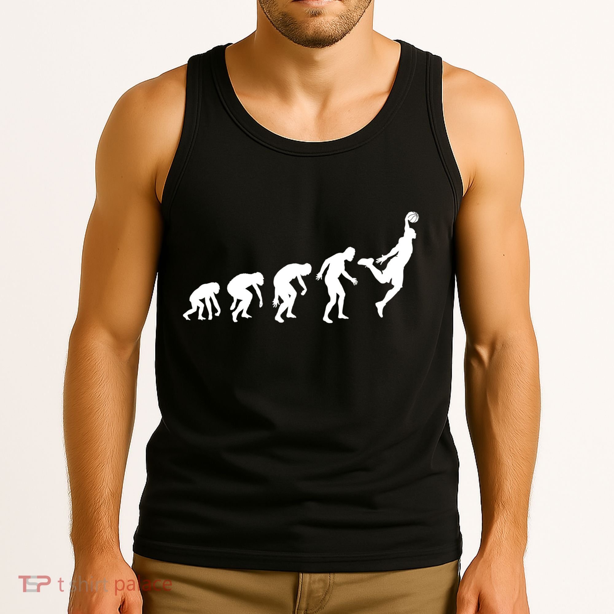 Evolution of a Hooper Basetball Player Design Tank Top