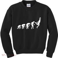 Evolution of a Hooper Basetball Player Design Kids Sweatshirt thumb 0
