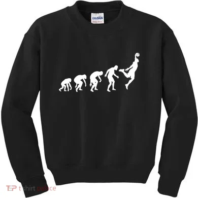 Evolution of a Hooper Basetball Player Design Kids Sweatshirt