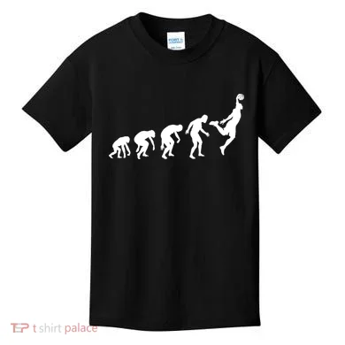 Evolution of a Hooper Basetball Player Design Kids T-Shirt