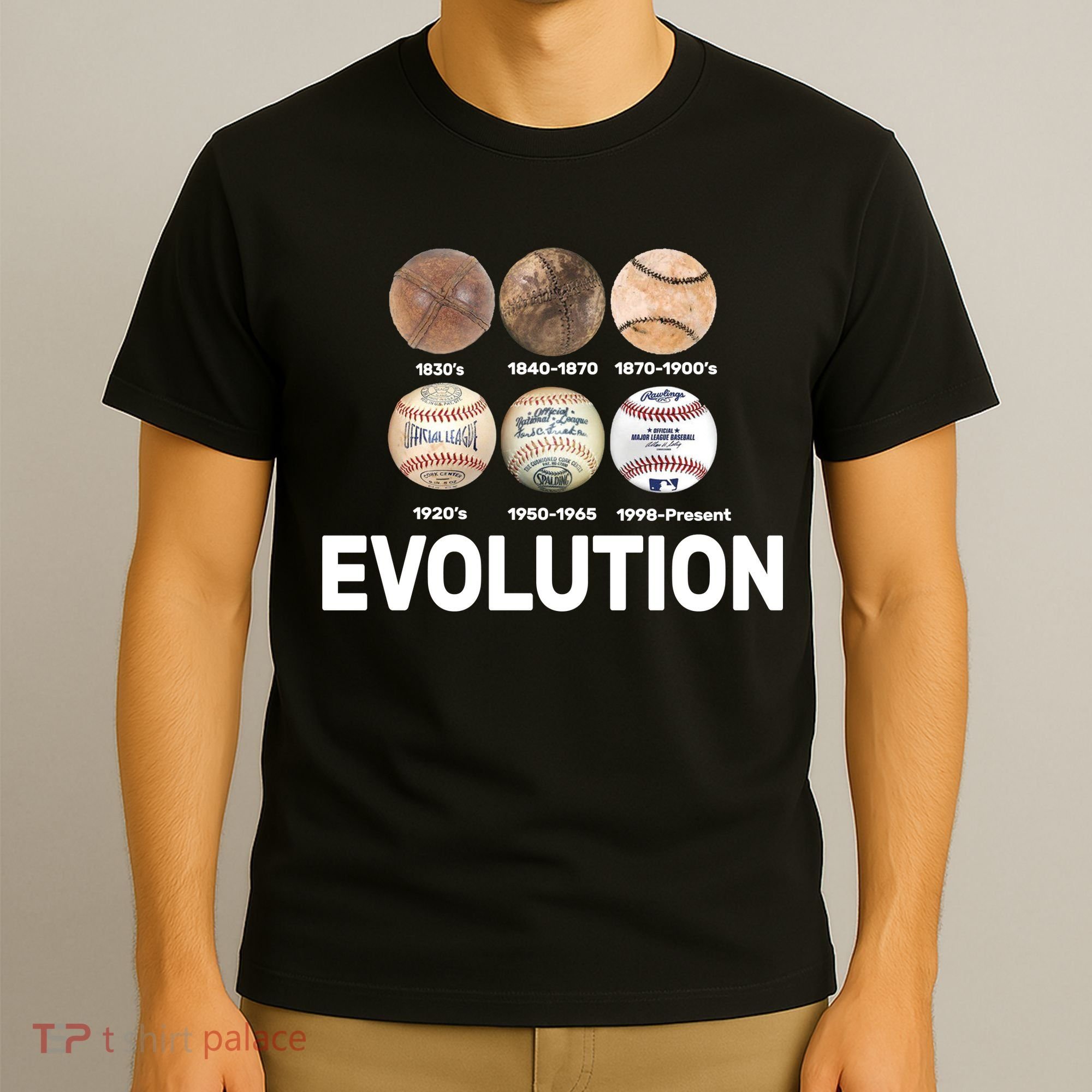 Evolution Of Baseball T-Shirt