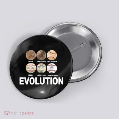 Evolution Of Baseball Button
