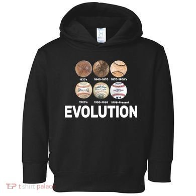 Evolution Of Baseball Toddler Hoodie