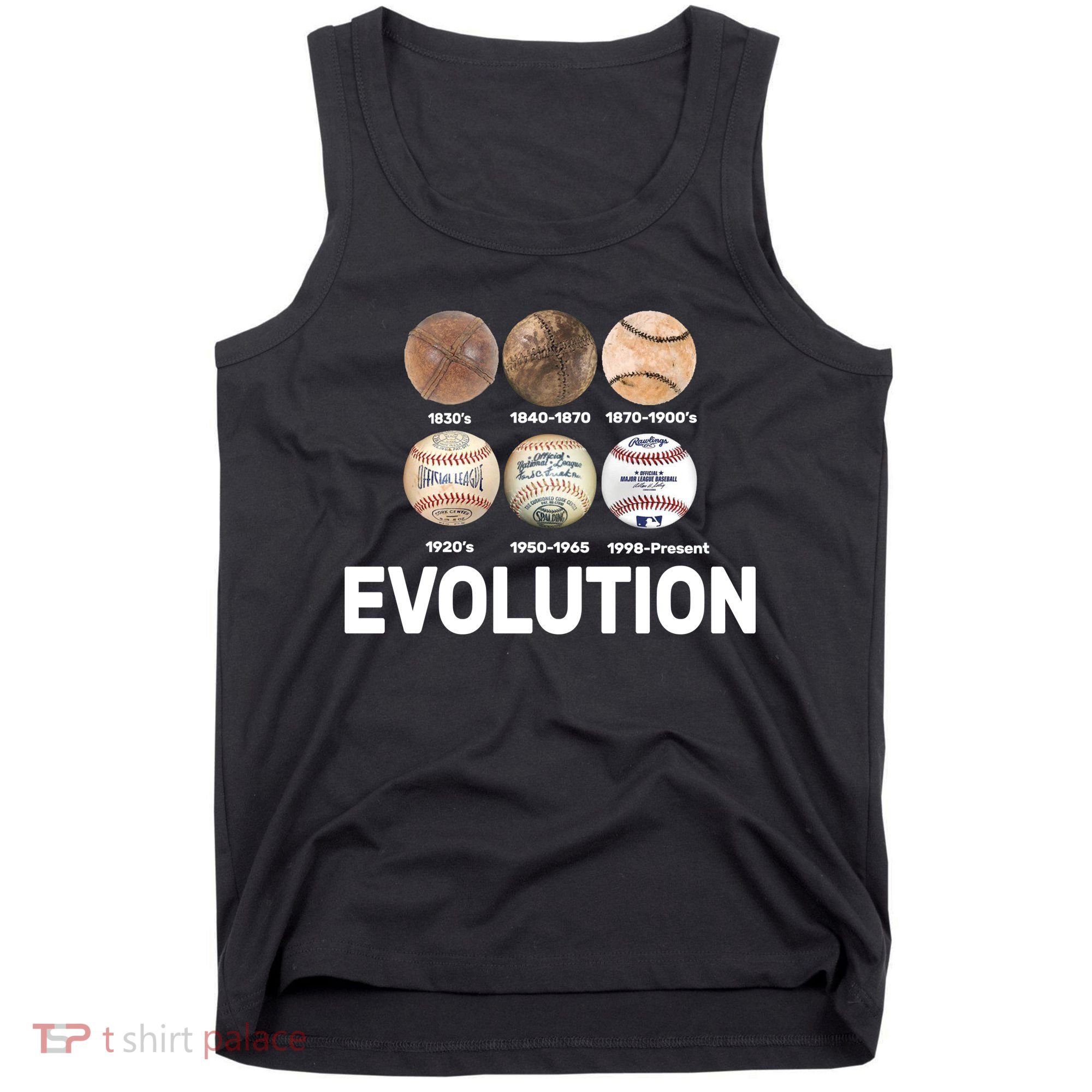 Evolution Of Baseball Tank Top