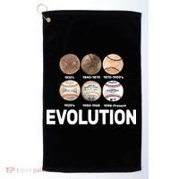 Evolution Of Baseball Golf Towel thumb 0