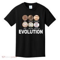 Evolution Of Baseball Kids T-Shirt thumb 0