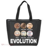 Evolution Of Baseball Tote Bag thumb 0