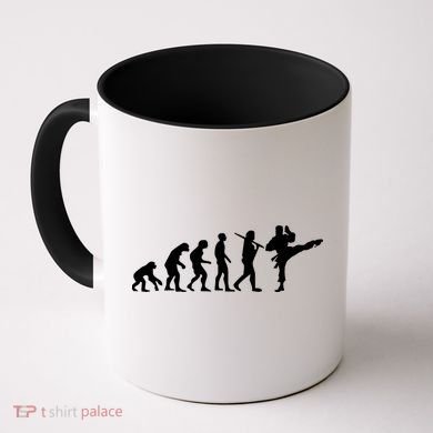 Evolution of Karate Coffee Mug