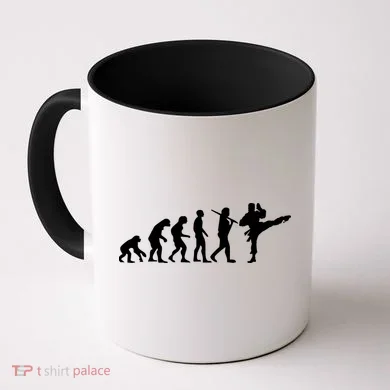 Evolution of Karate Coffee Mug