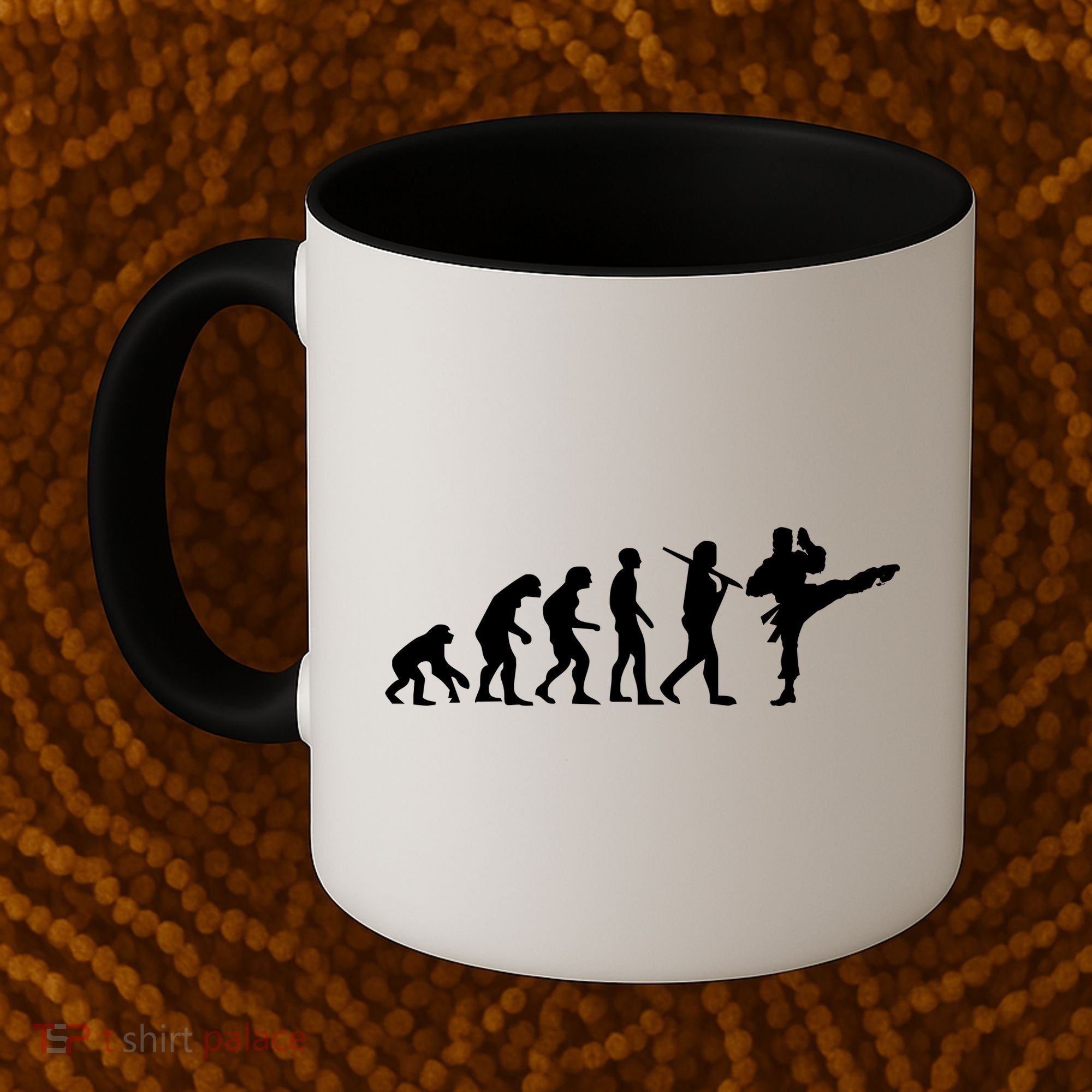 Evolution of Karate Coffee Mug