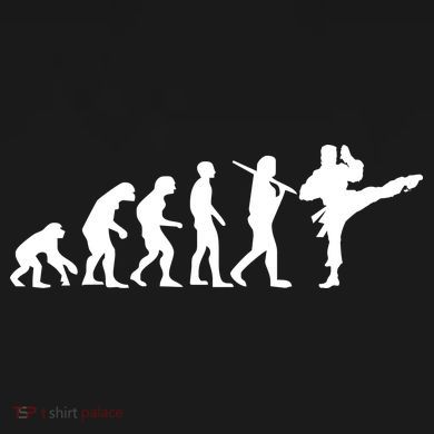 Evolution of Karate Baby Long Sleeve Bodysuit