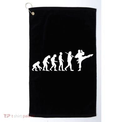 Evolution of Karate Golf Towel