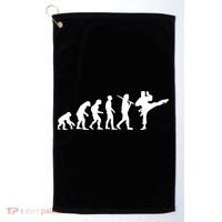 Evolution of Karate Golf Towel thumb 0