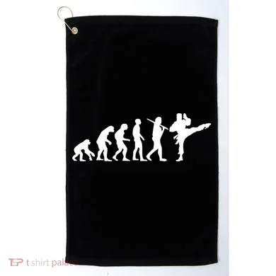 Evolution of Karate Golf Towel