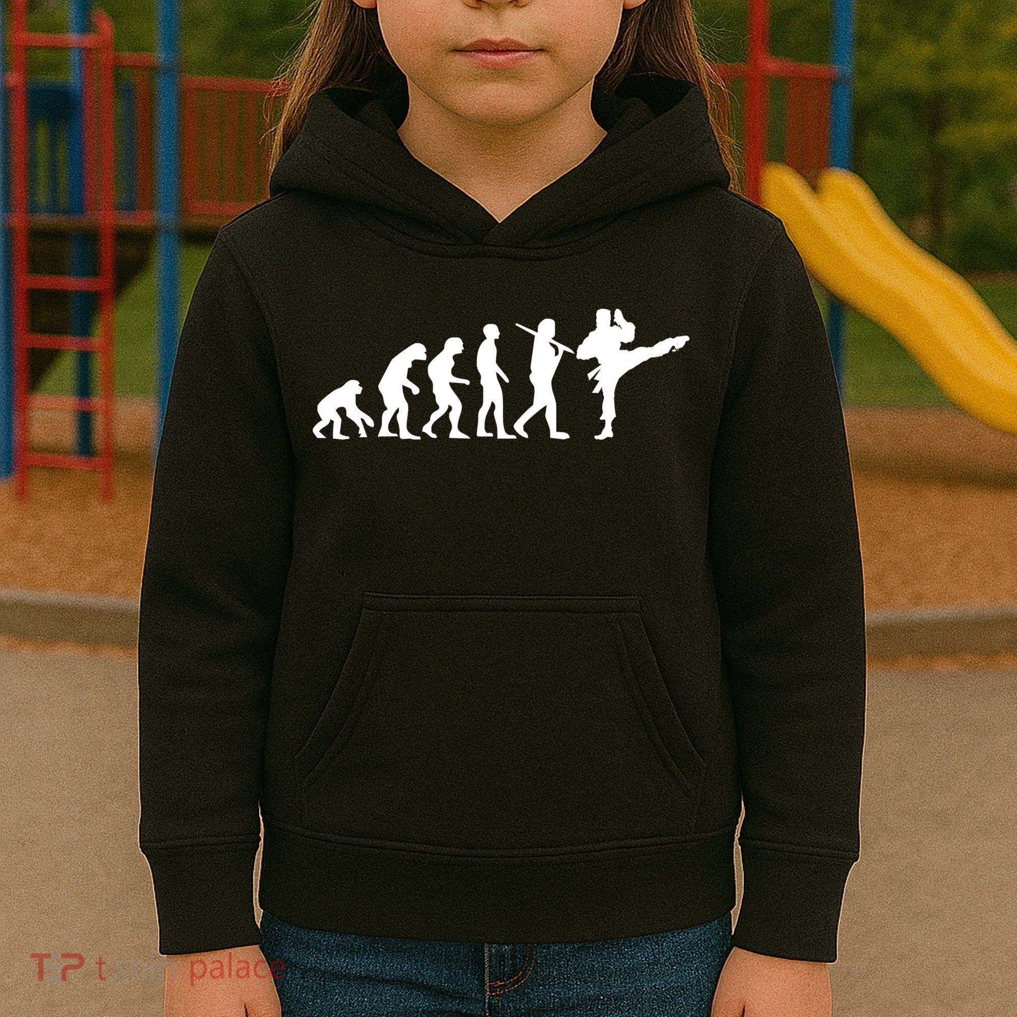 Evolution of Karate Kids Hoodie