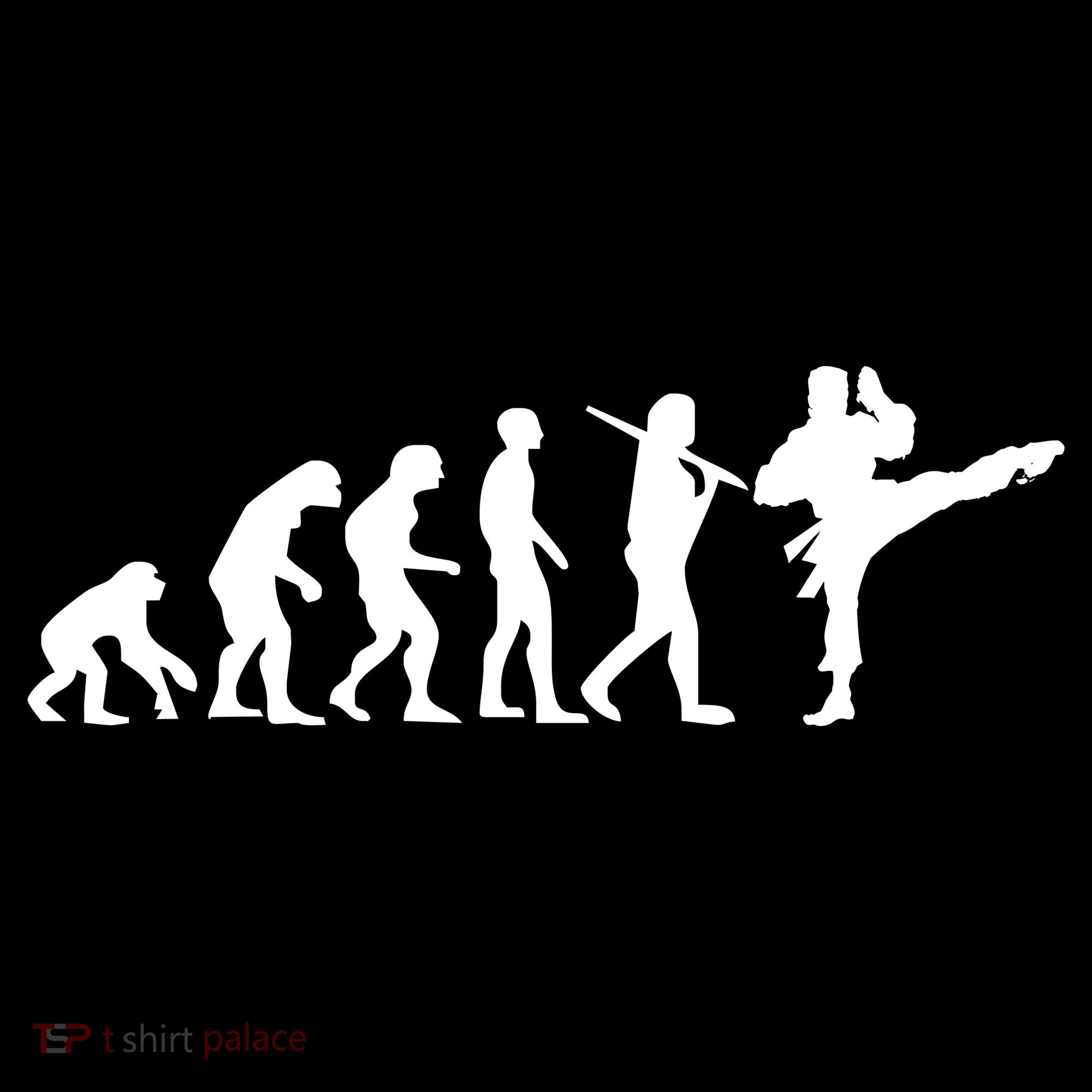 Evolution of Karate Kids Long Sleeve Shirt