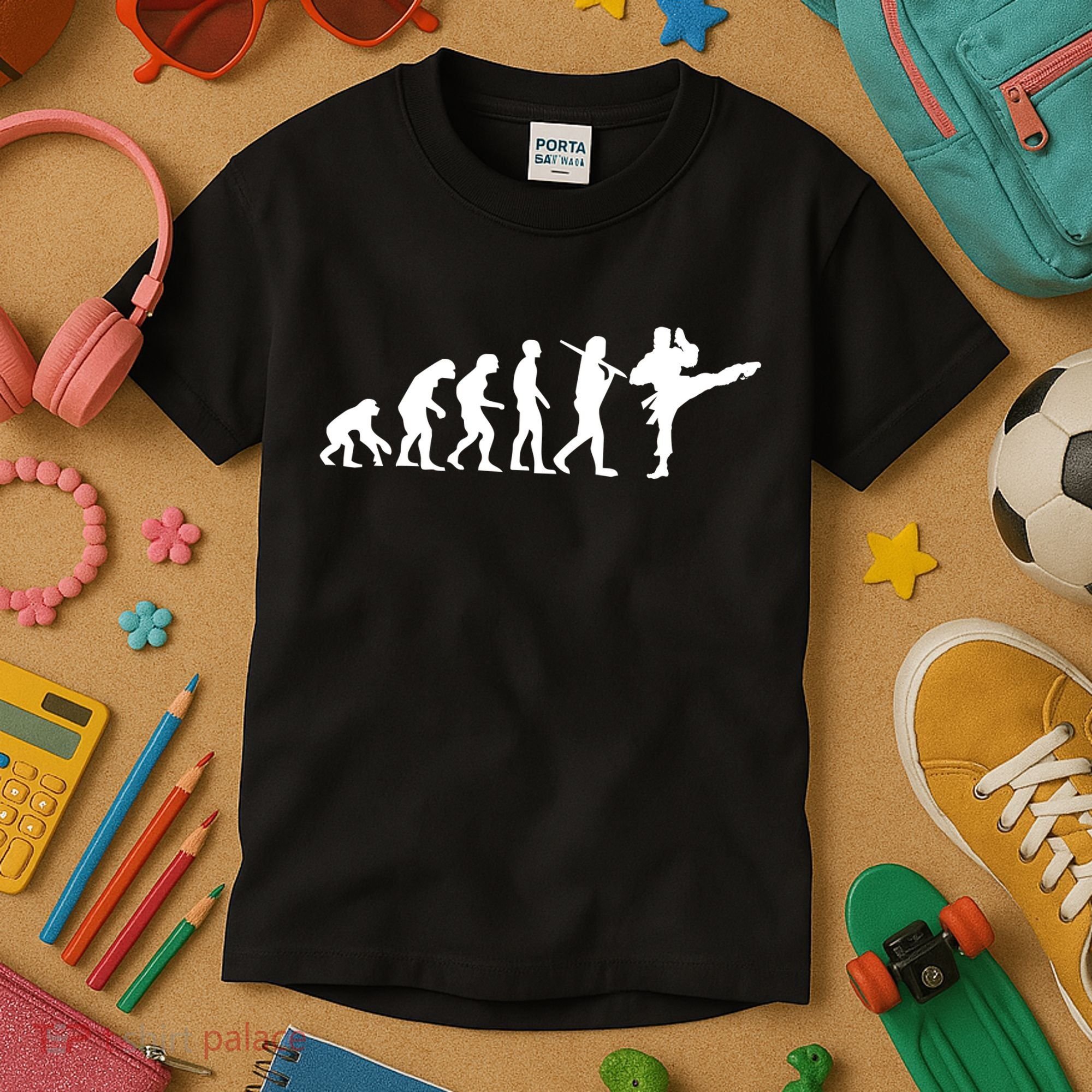 Evolution of Karate Kids T-Shirt
