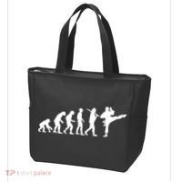 Evolution of Karate Tote Bag thumb 3