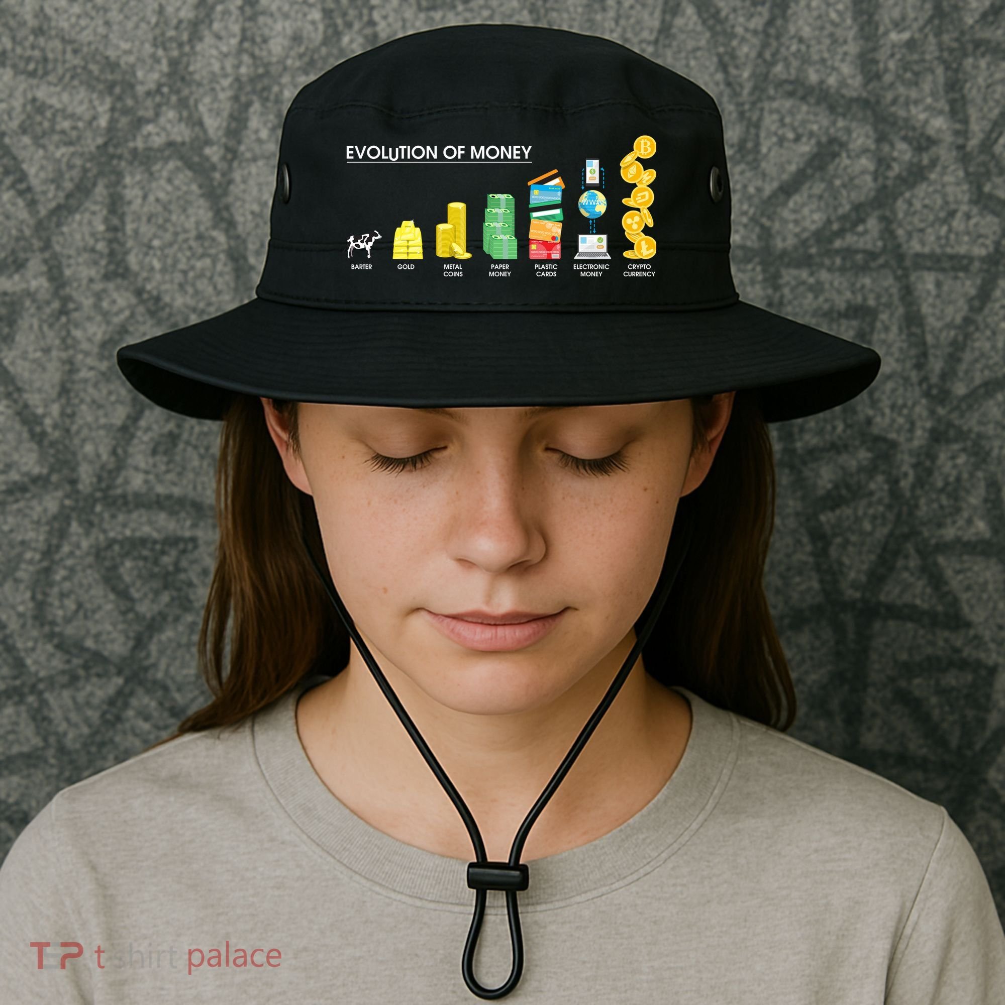 Evolution of Money Bucket Hat