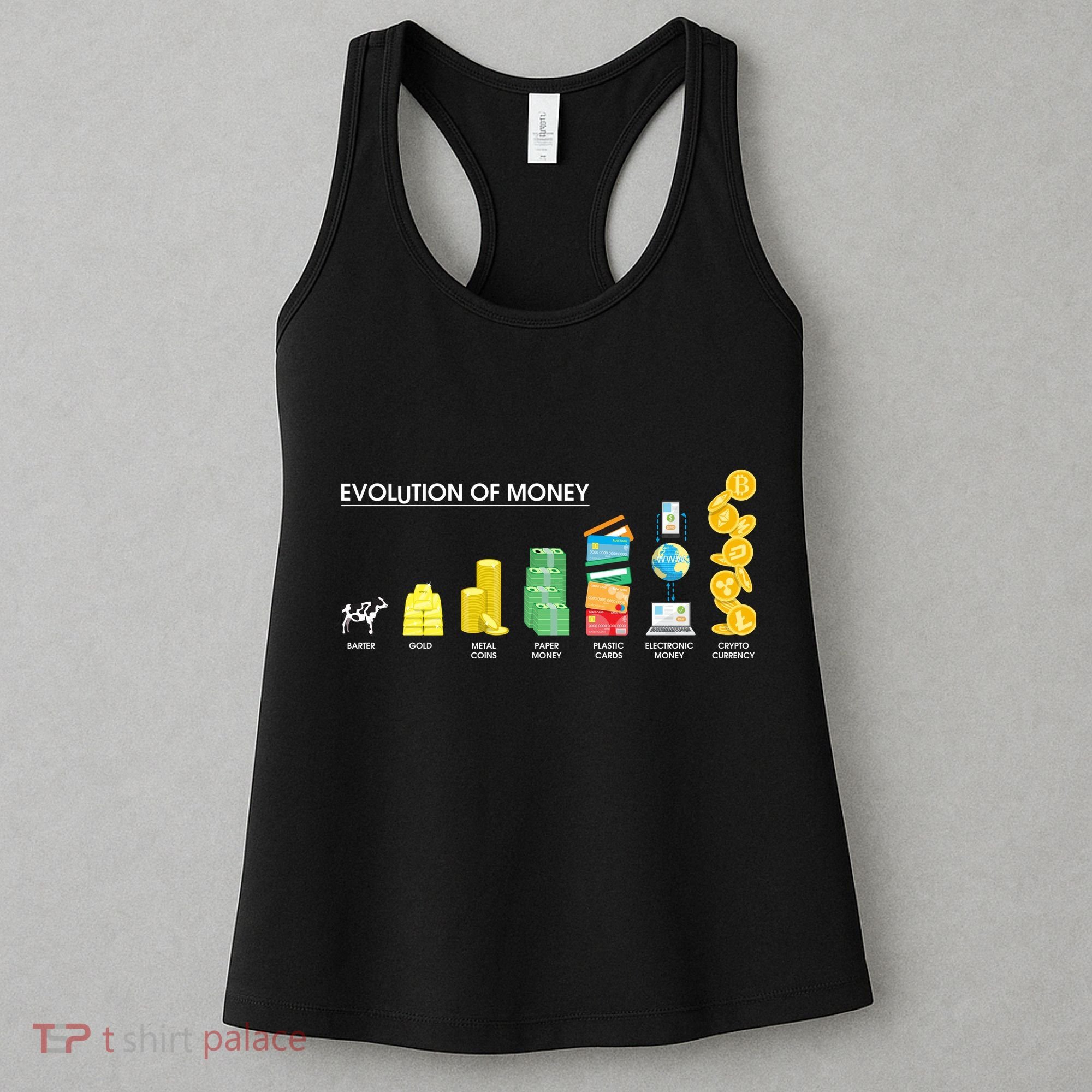 Evolution of Money Women's Tank Top