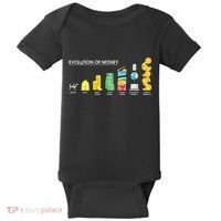Evolution of Money Baby Bodysuit thumb 0